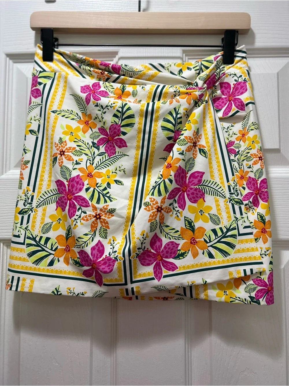 Tropical Royale Floral Swim Resort Coverup Skirt